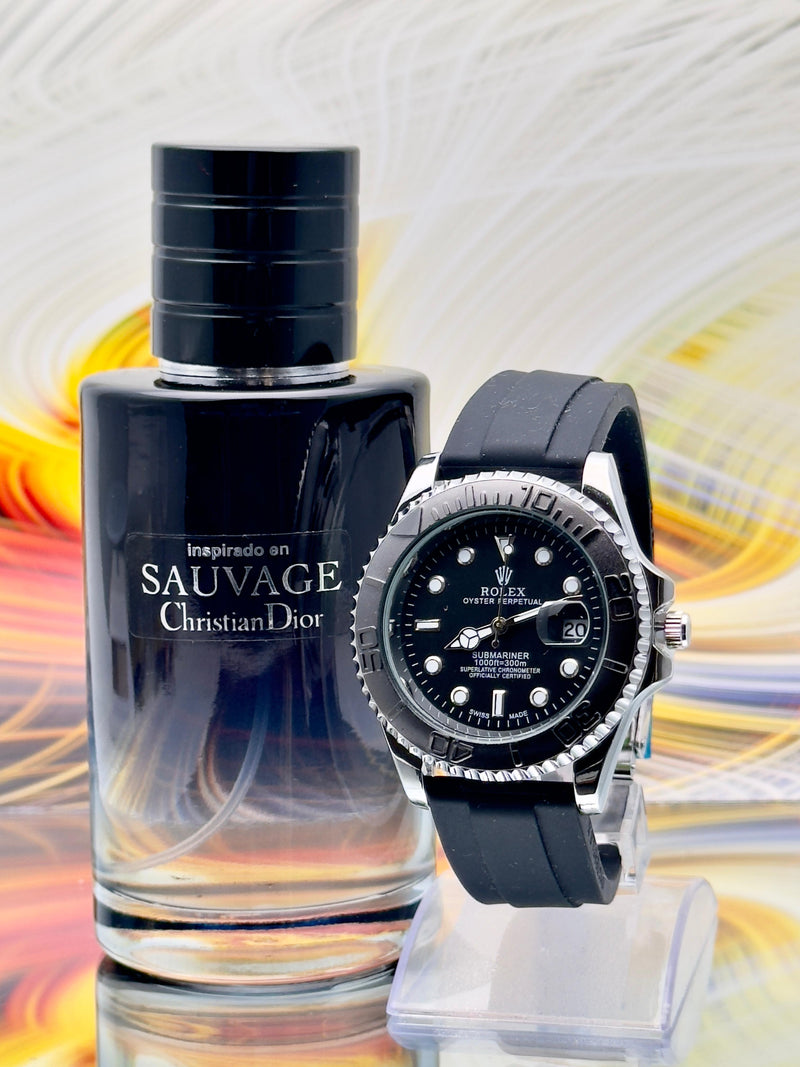 Sauvage Dior (100ml) & Rolex Submariner